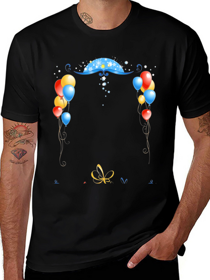 Festive Graphic Print T-Shirt