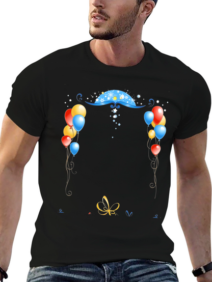 Festive Graphic Print T-Shirt