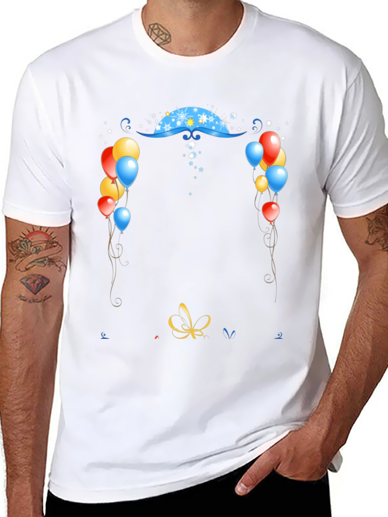 Festive Graphic Print T-Shirt