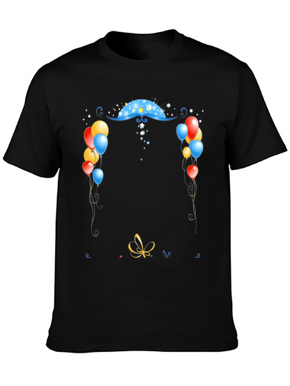 Festive Graphic Print T-Shirt