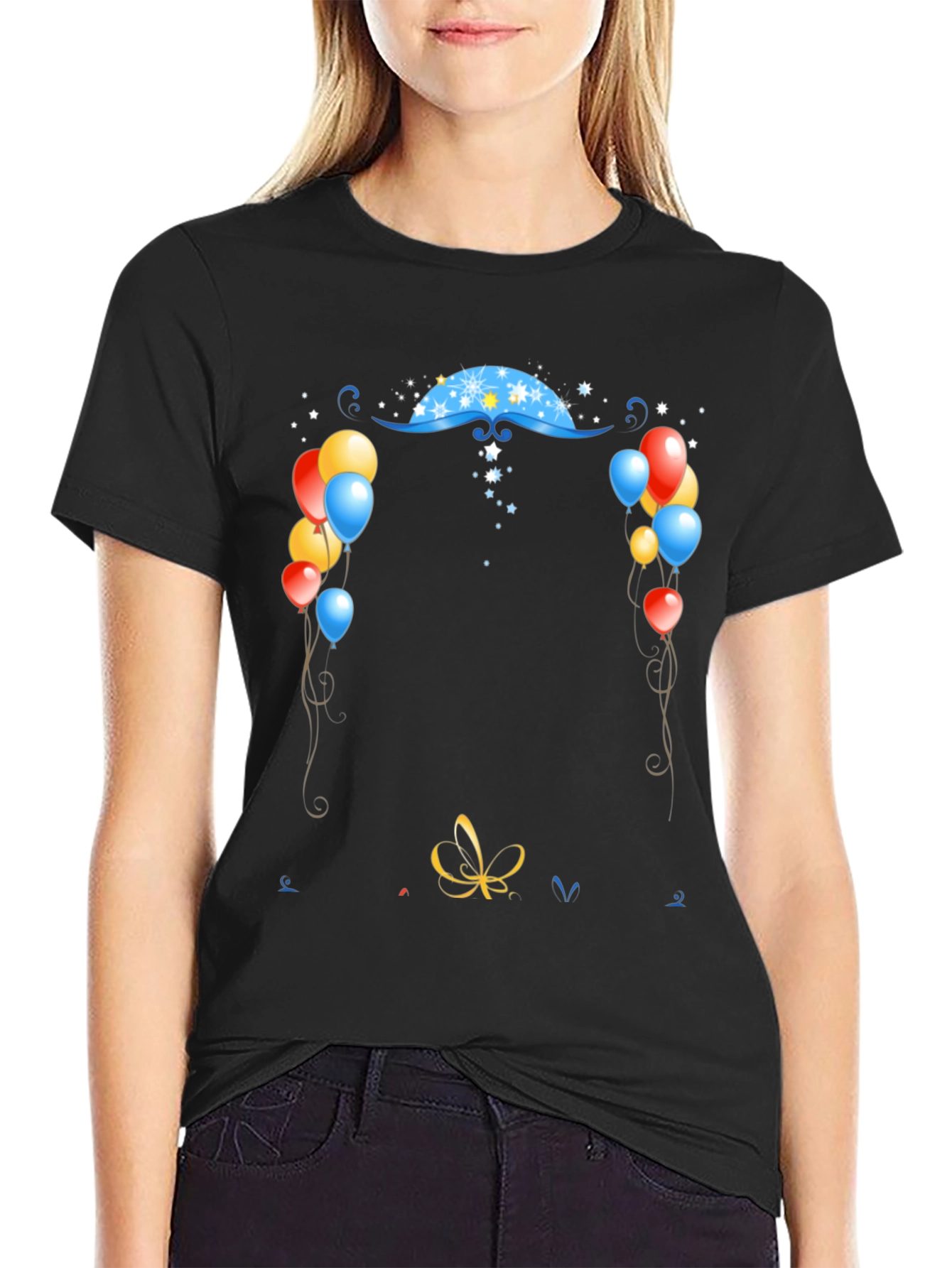 Festive Graphic Print T-Shirt