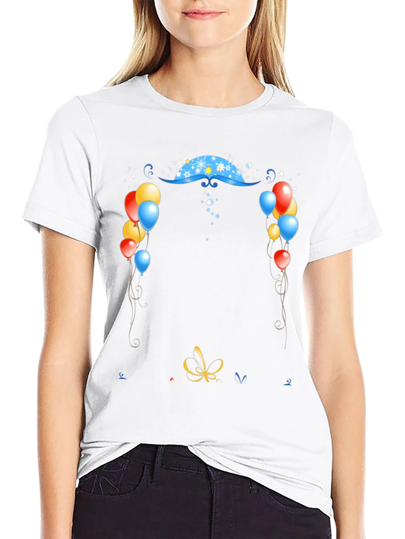 Festive Graphic Print T-Shirt