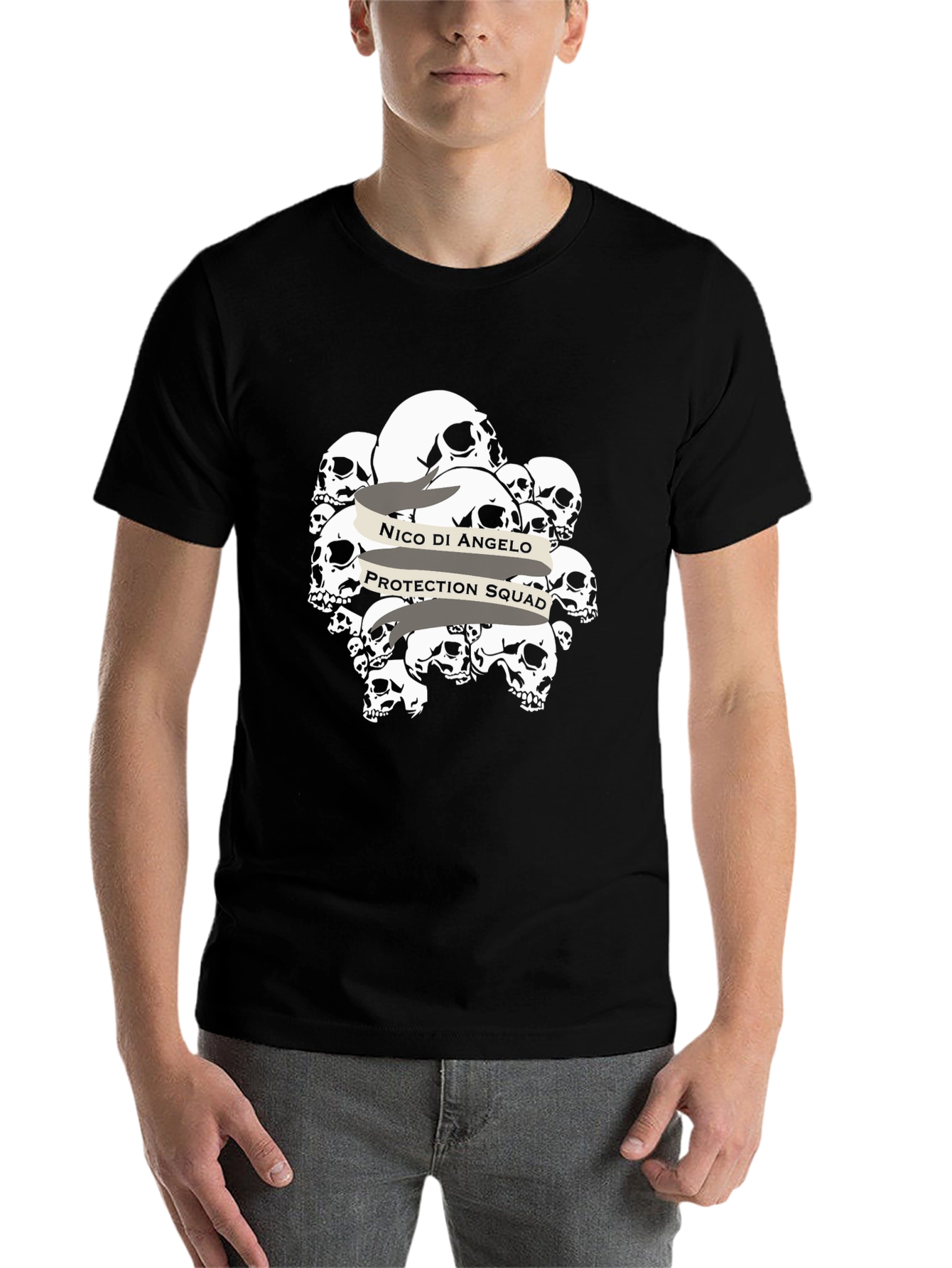 Nico Di Angelo Protection Squad T-Shirt - Black