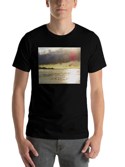 Ocean Sunset Graphic T-Shirt - Soft Cotton Blend