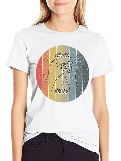 Friends Forever Retro Graphic Tee