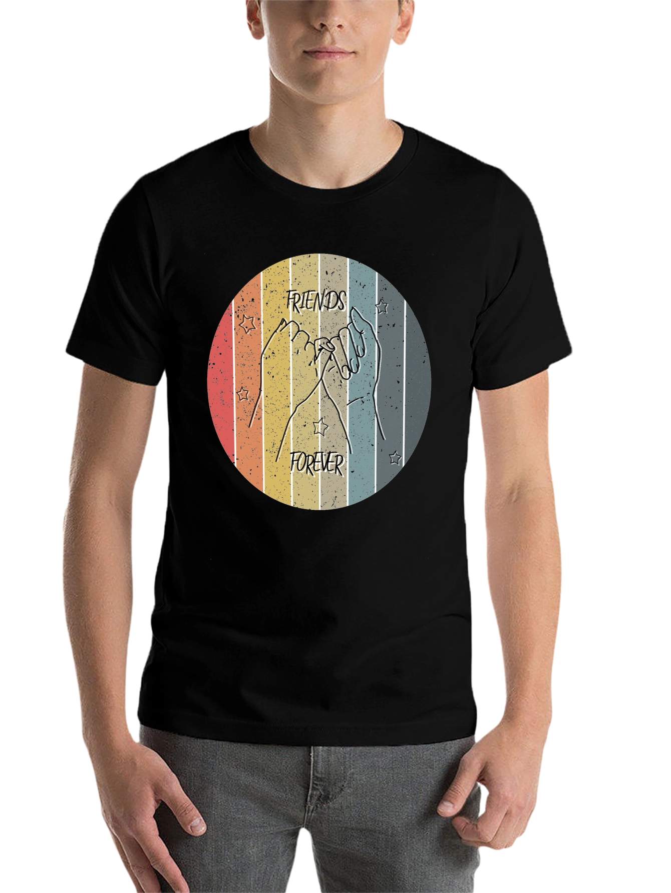 Friends Forever Retro Graphic Tee