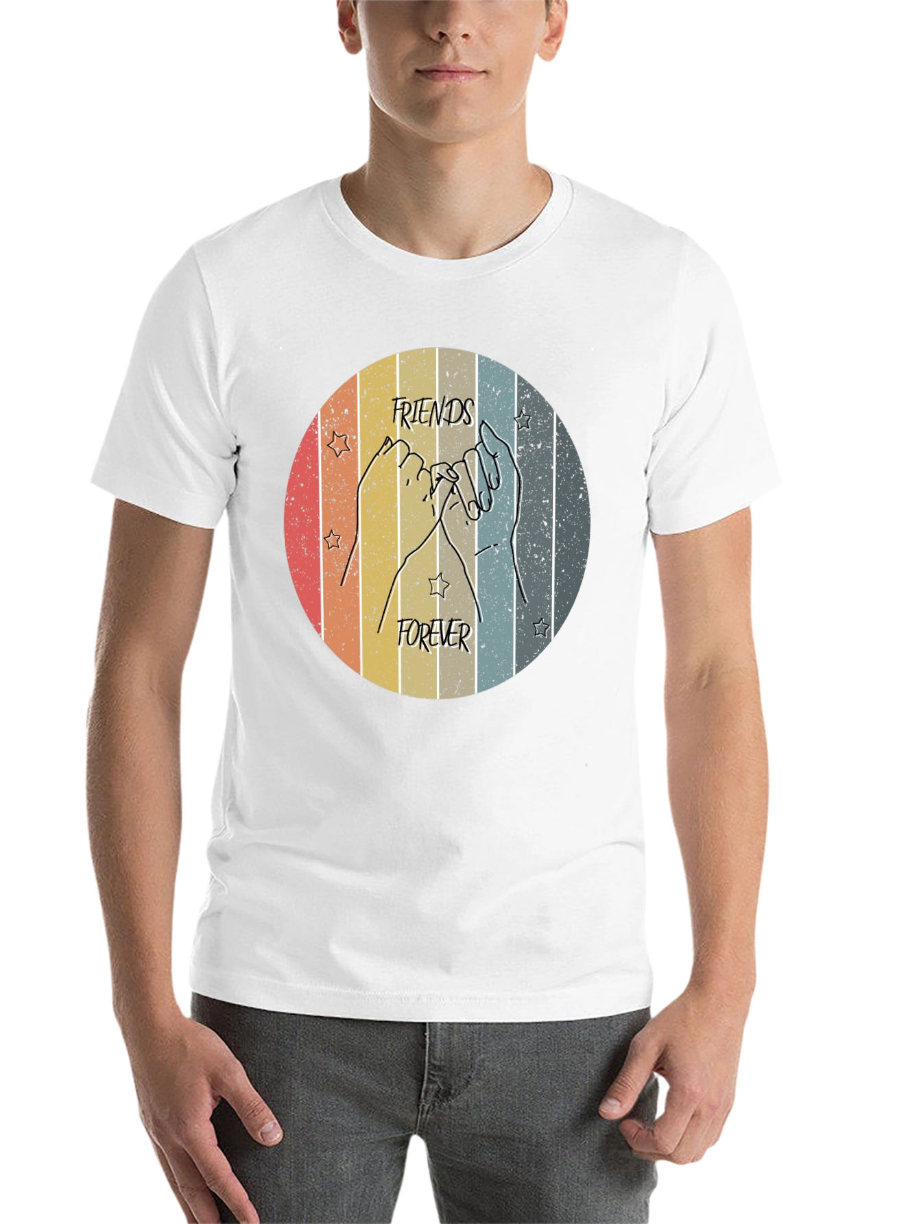 Friends Forever Retro Graphic Tee