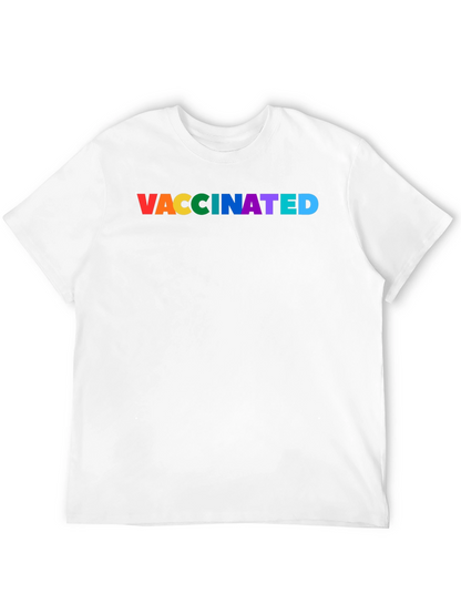 Vaccinated Pride Rainbow Tee