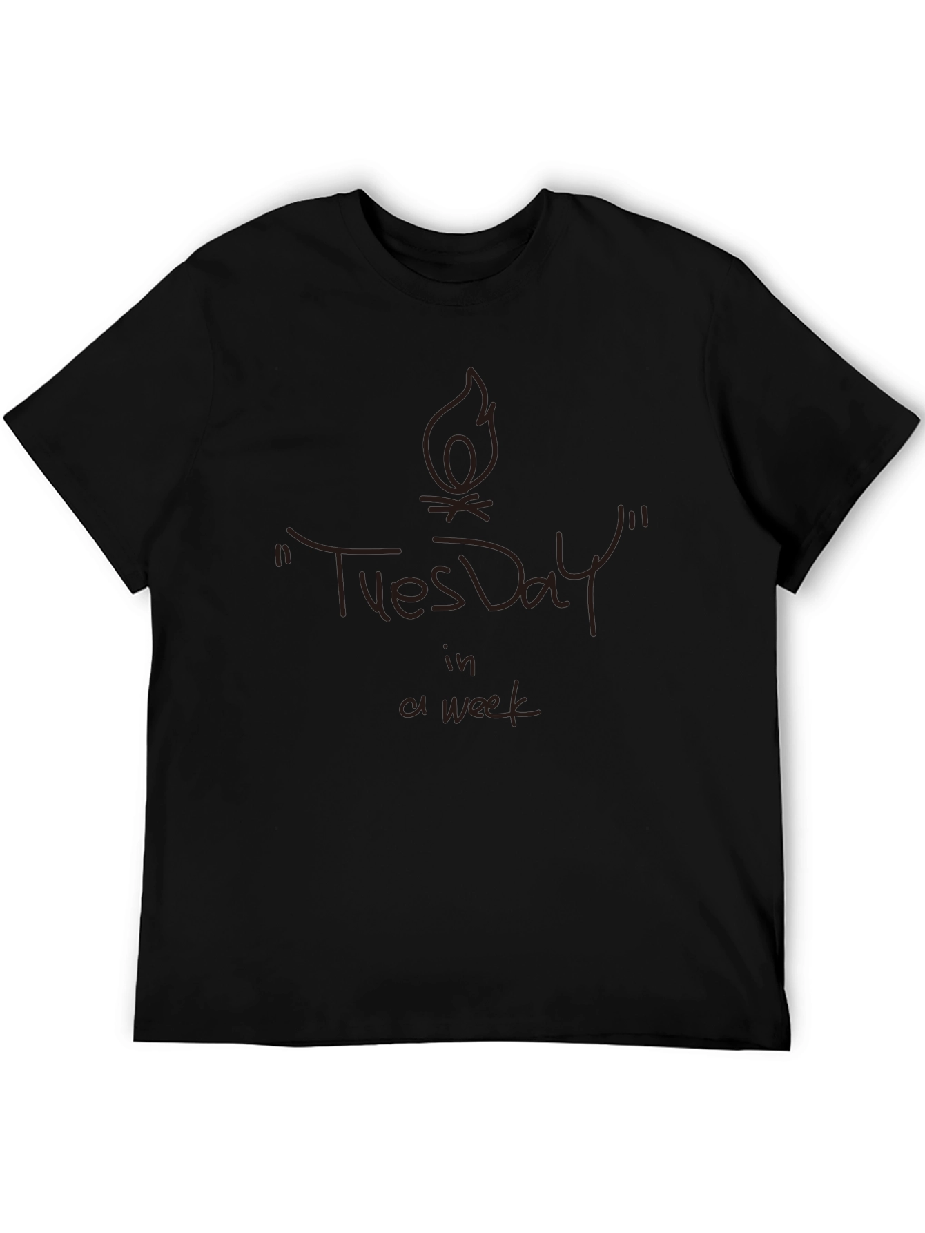 Tuesday Tee: Unique Graphic Print T-Shirt