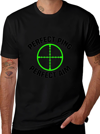 Perfect Ping Aim Black T-Shirt