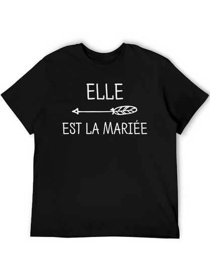 Elle Est La Mariée T-Shirt - Bridal Party Tee