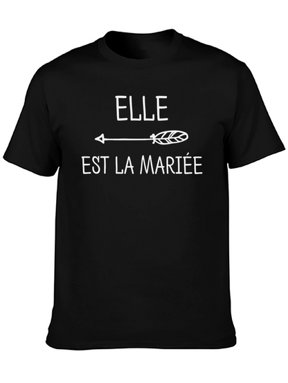 Elle Est La Mariée T-Shirt - Bridal Party Tee