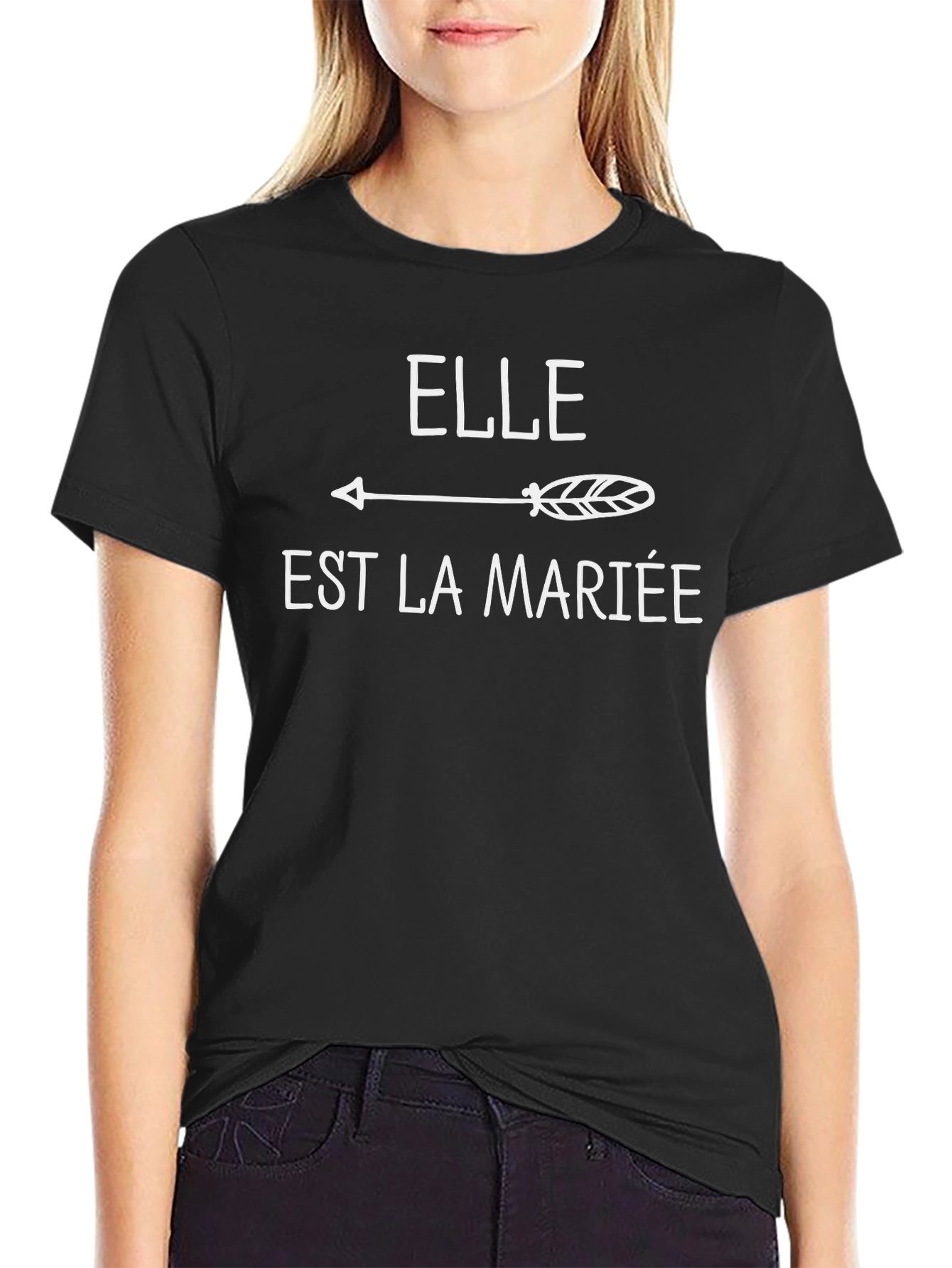 Elle Est La Mariée T-Shirt - Bridal Party Tee