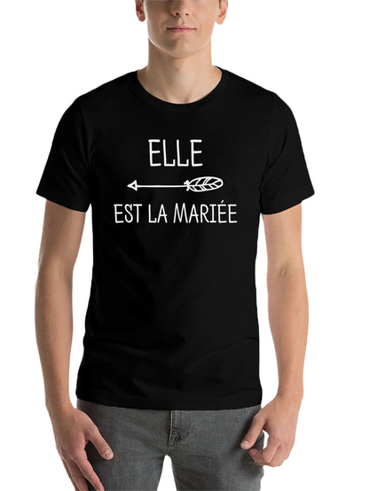 Elle Est La Mariée T-Shirt - Bridal Party Tee