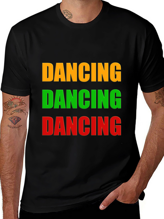 Dancing Graphic Tee - Vibrant Colors