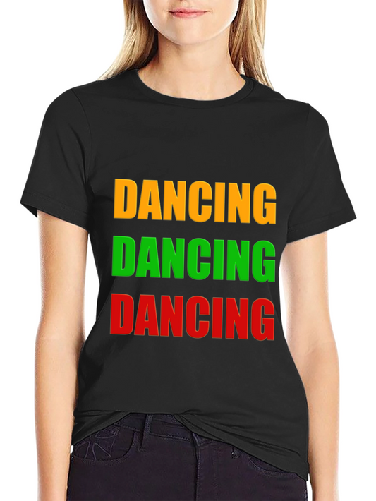 Dancing Graphic Tee - Vibrant Colors