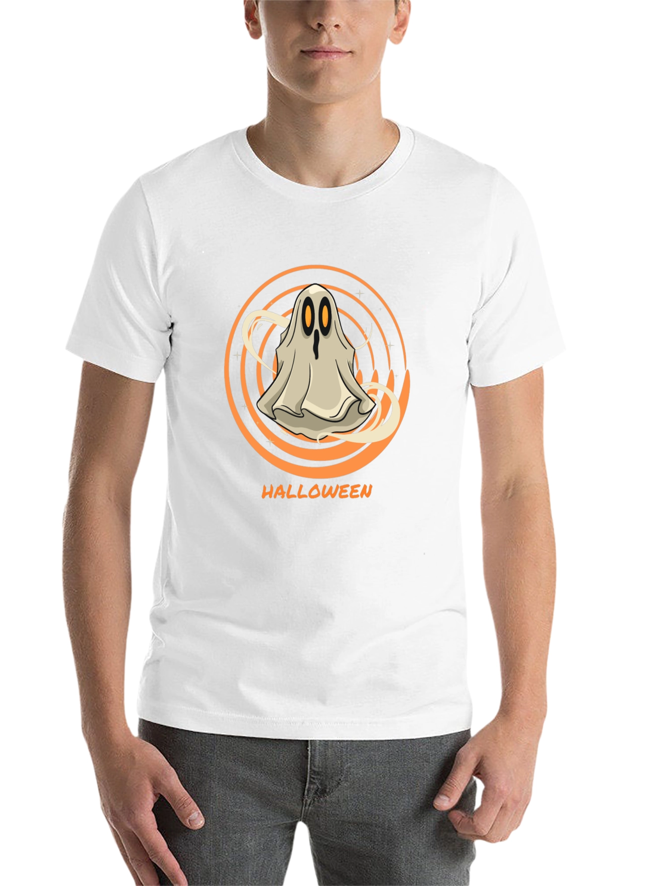 Halloween Ghost T-Shirt - Spooky Season Apparel