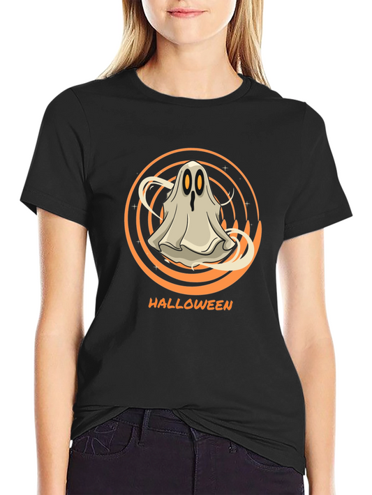 Halloween Ghost T-Shirt - Spooky Season Apparel