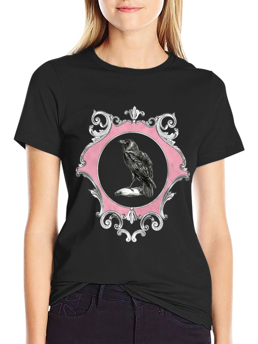 Raven Framed Graphic Tee - Mens Black T-Shirt