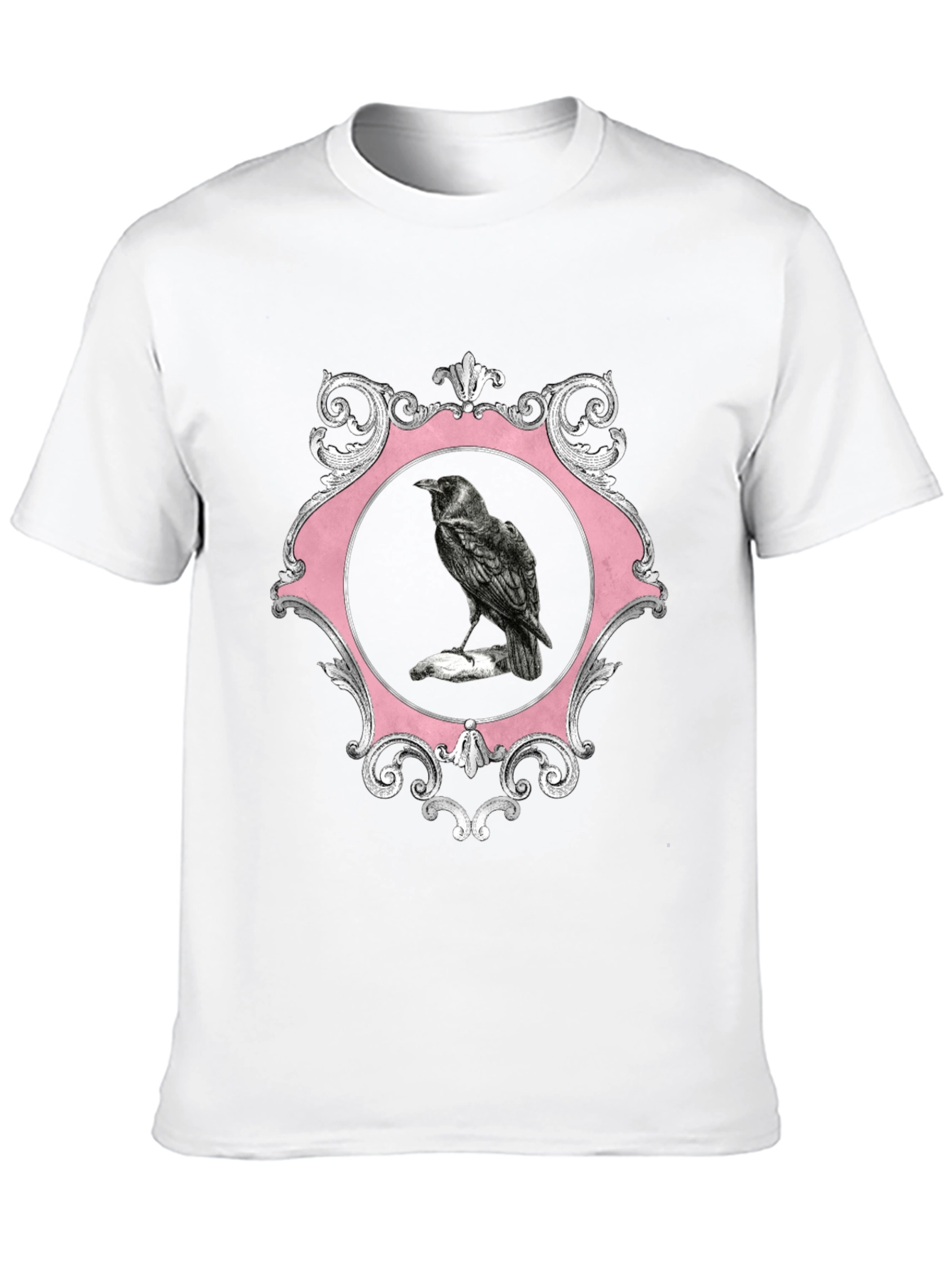 Raven Framed Graphic Tee - Mens Black T-Shirt