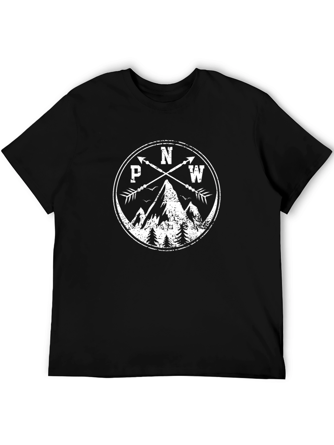 PNW Mountain Arrow T-Shirt - Black