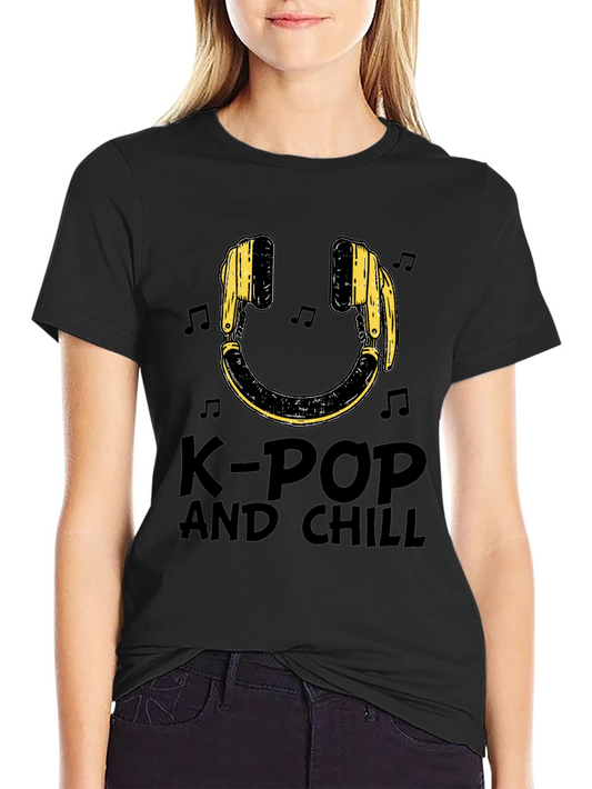 K-Pop and Chill Graphic Tee