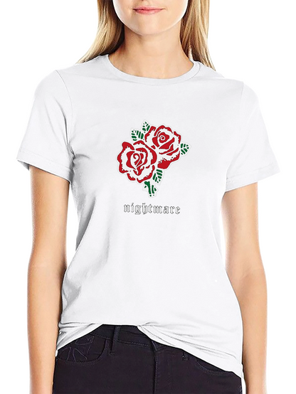 Nightmare Roses Graphic Tee - Black