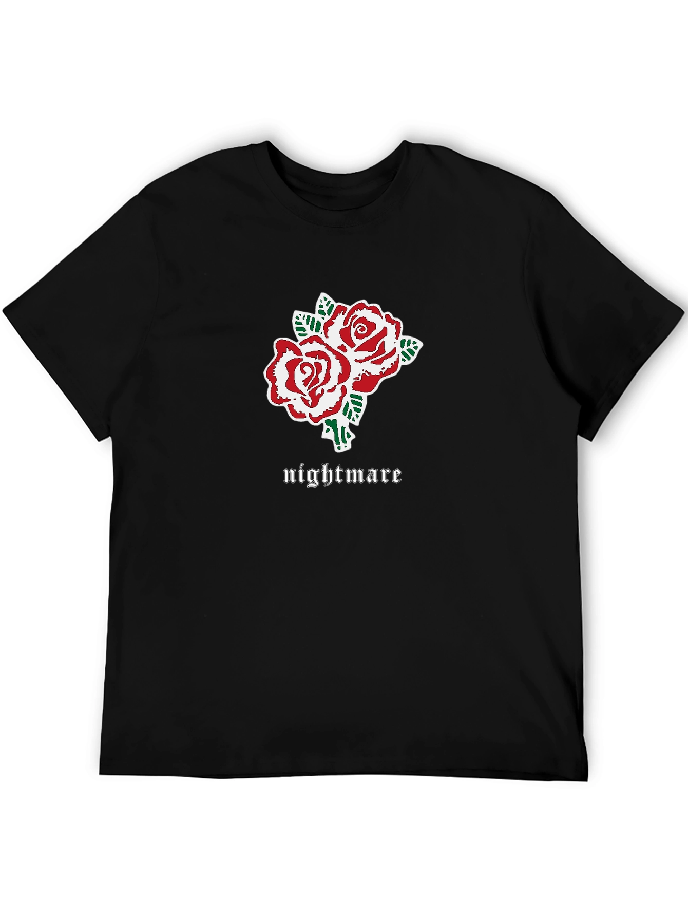 Nightmare Roses Graphic Tee - Black
