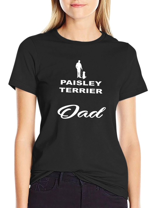 Paisley Terrier Dad Graphic Tee