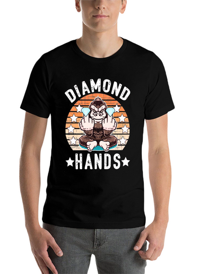 Diamond Hands Gorilla Graphic Tee