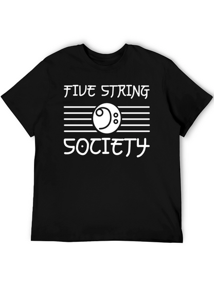 Five String Society Black T-Shirt