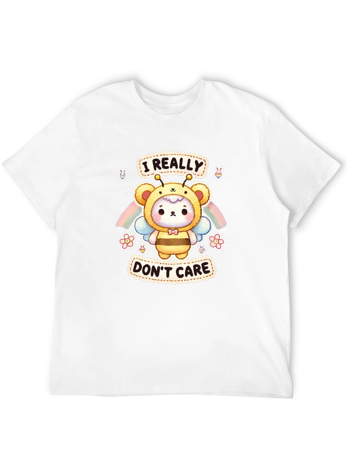 I Really Dont Care Bear Bee T-Shirt