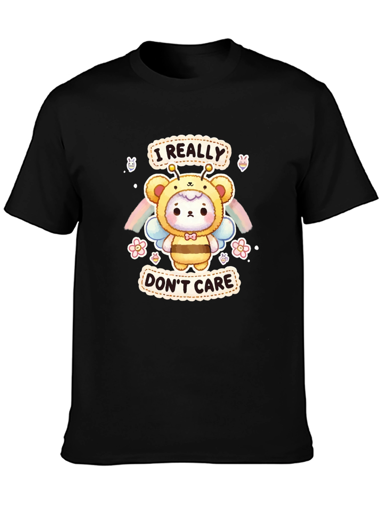 I Really Dont Care Bear Bee T-Shirt