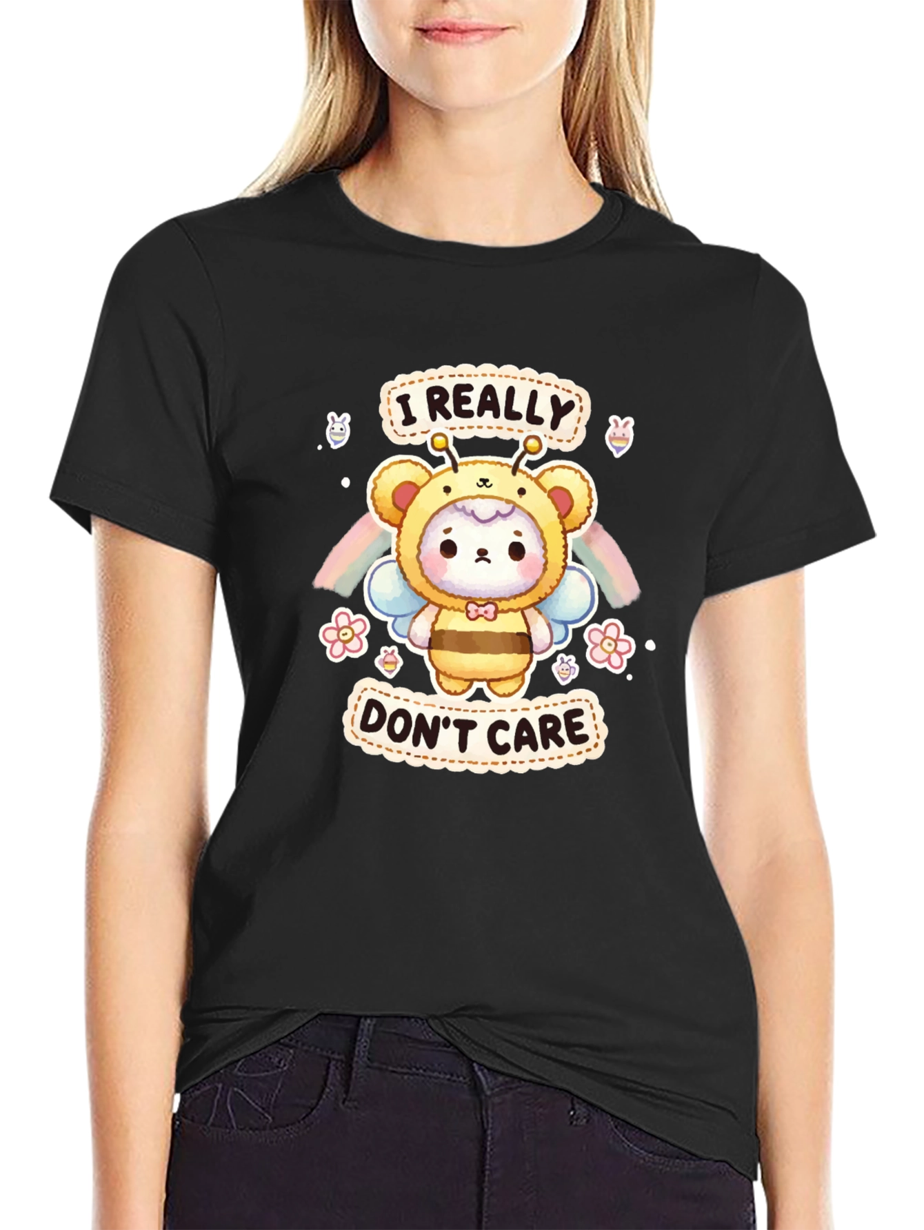 I Really Dont Care Bear Bee T-Shirt