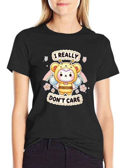 I Really Dont Care Bear Bee T-Shirt