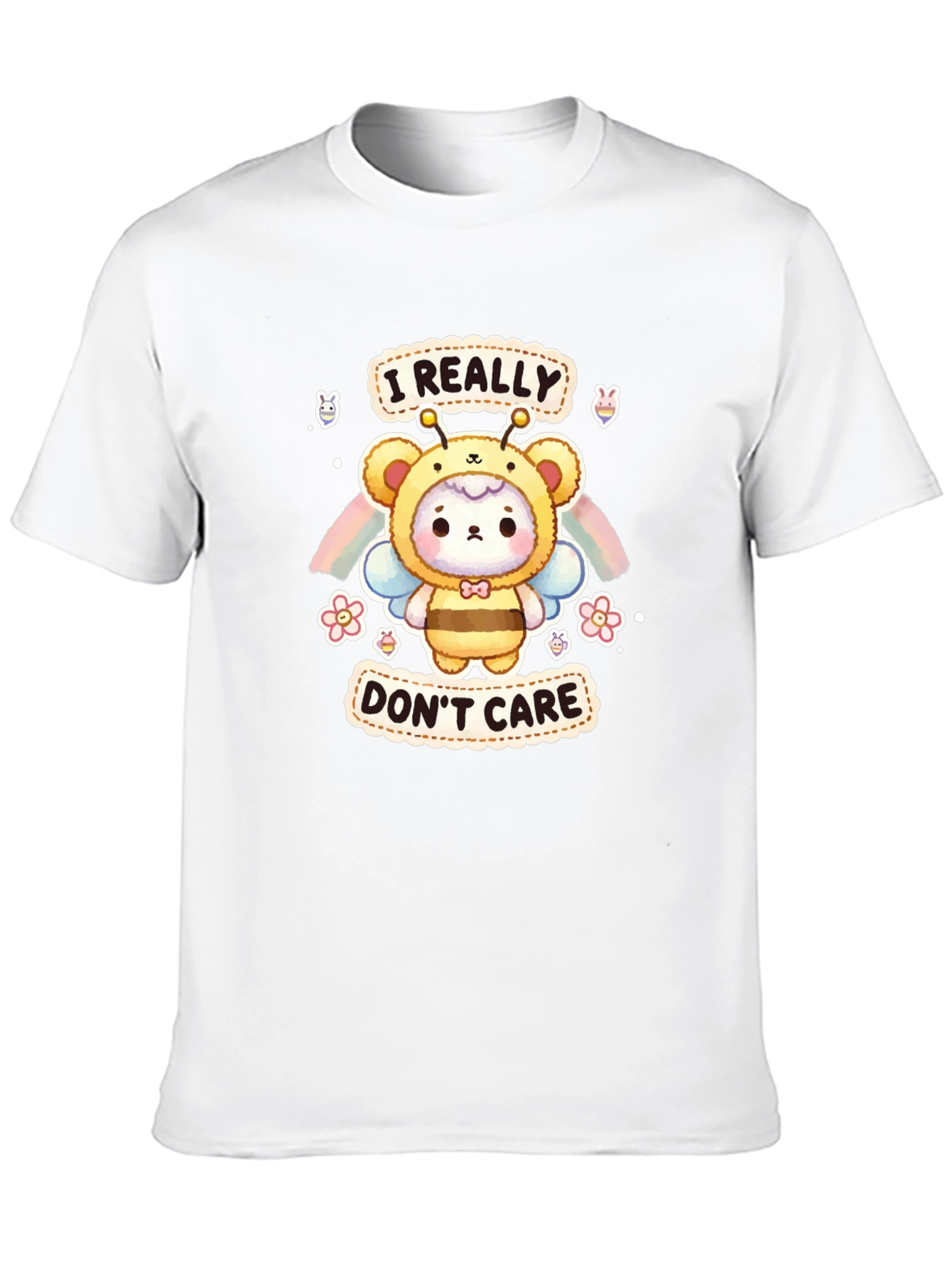 I Really Dont Care Bear Bee T-Shirt