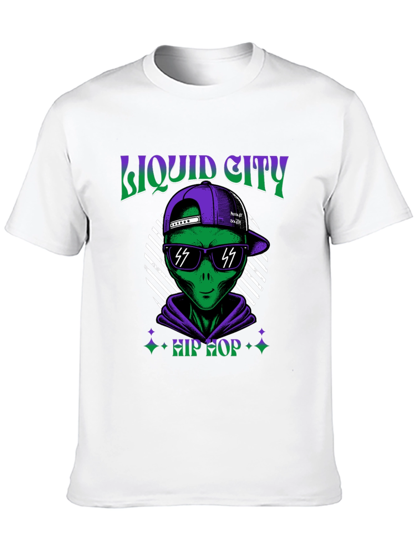Liquid City Hip Hop Alien Graphic Tee