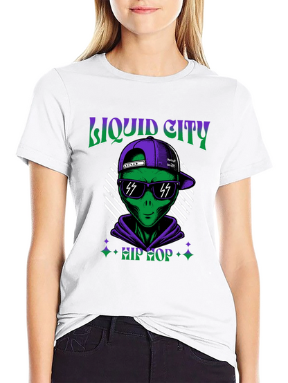 Liquid City Hip Hop Alien Graphic Tee