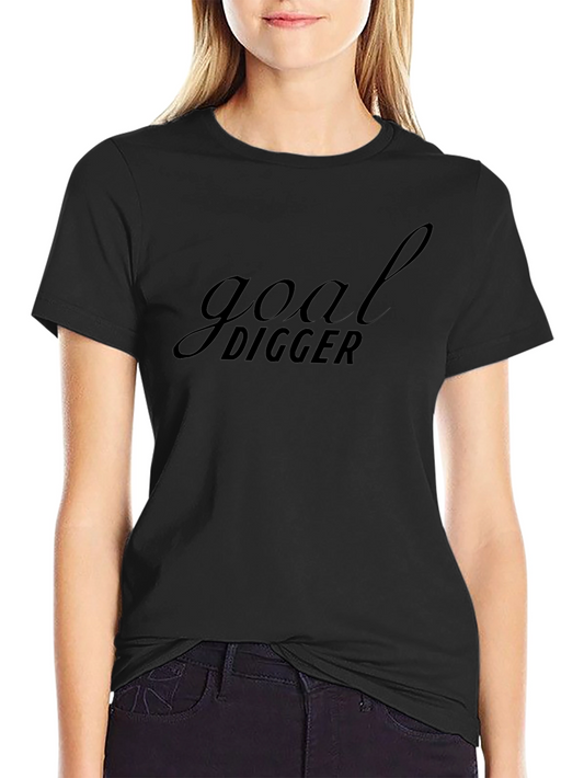 Goal Digger Black Graphic Tee