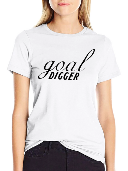 Goal Digger Black Graphic Tee
