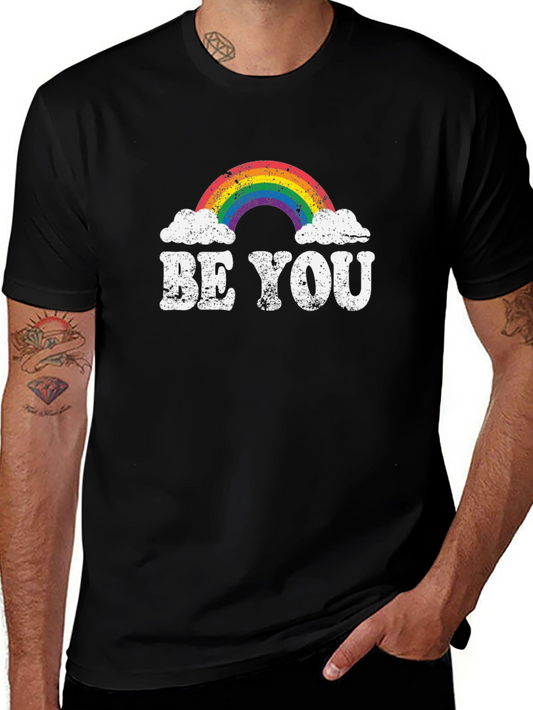 Be You Rainbow Graphic Tee - Pride Fashion