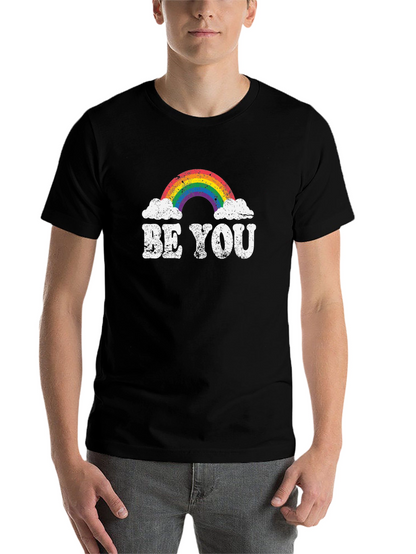 Be You Rainbow Graphic Tee - Pride Fashion