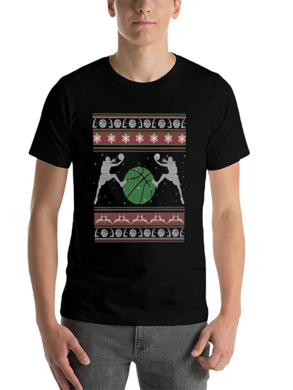 Basketball Christmas T-Shirt