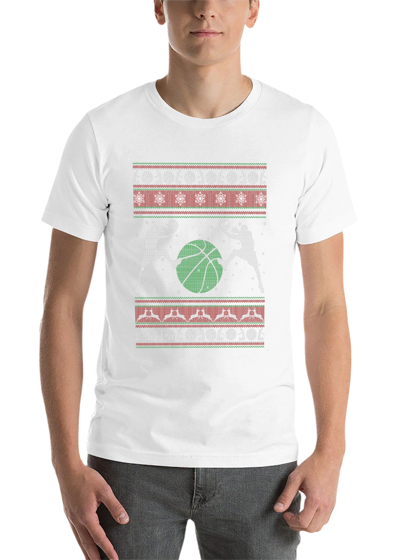 Basketball Christmas T-Shirt