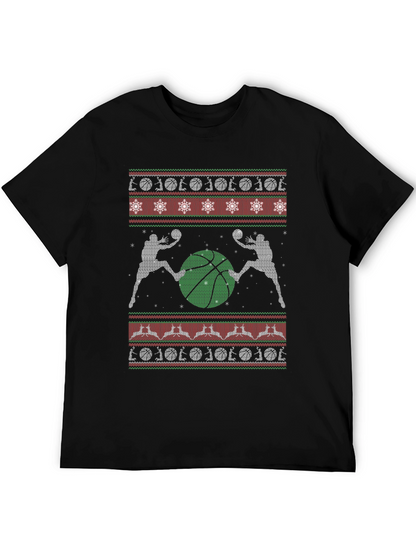 Basketball Christmas T-Shirt