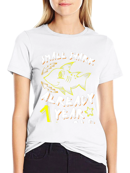 Small Shark 1st Birthday T-Shirt