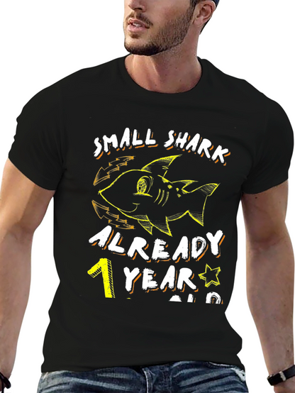 Small Shark 1st Birthday T-Shirt