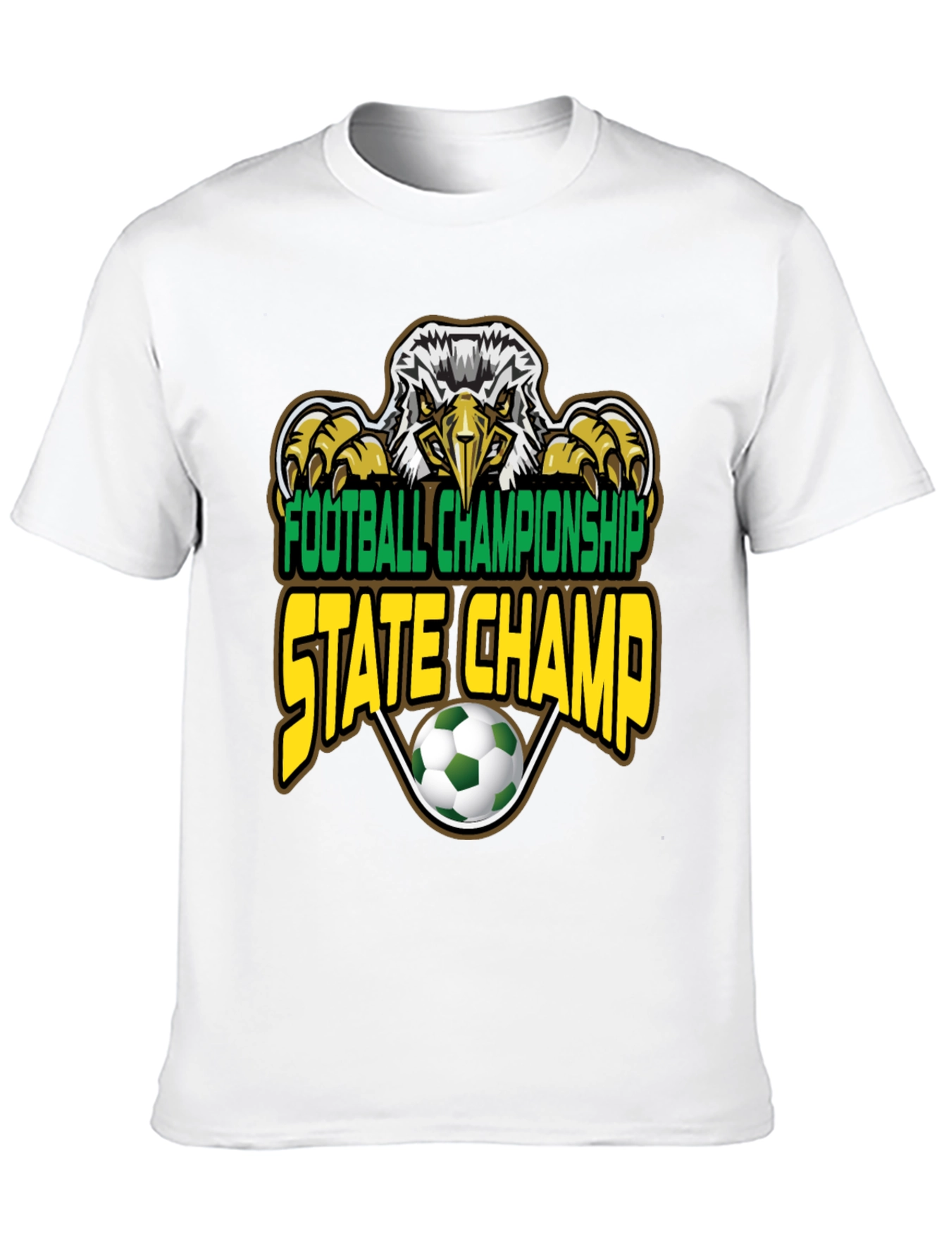 Football Championship State Champ Eagle T-Shirt