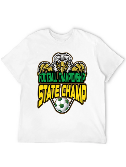 Football Championship State Champ Eagle T-Shirt