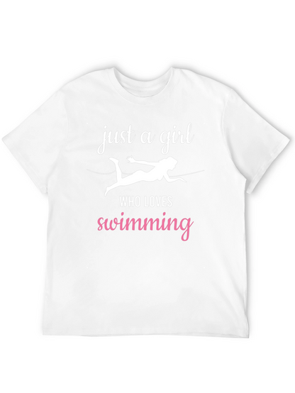 Just a Girl Who Loves Swimming T-Shirt